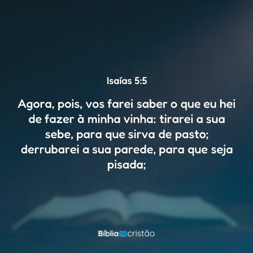 Isaías 5:5