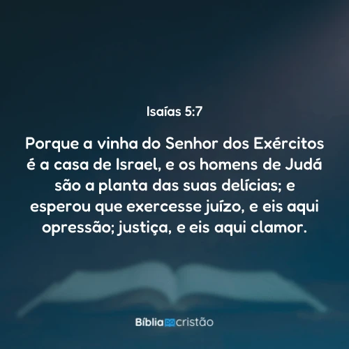 Isaías 5:7