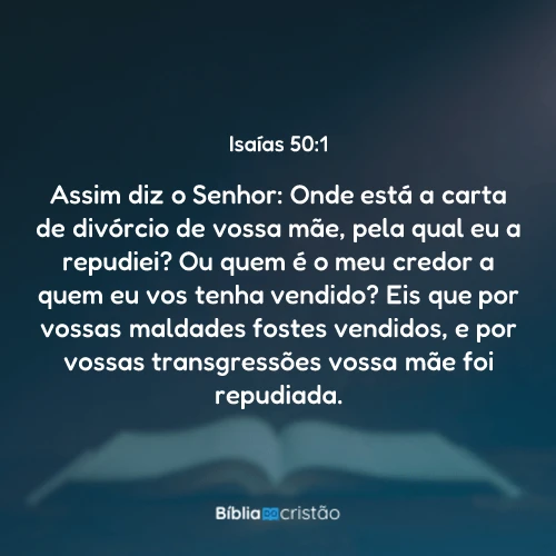 Isaías 50:1
