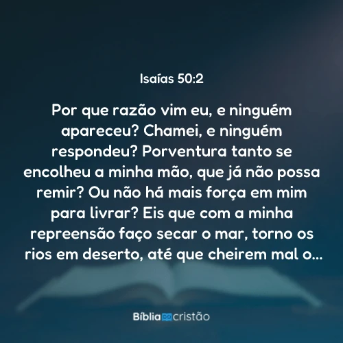 Isaías 50:2
