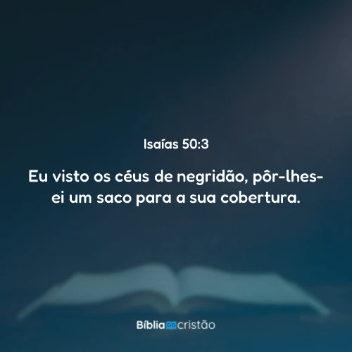 Isaías 50:3