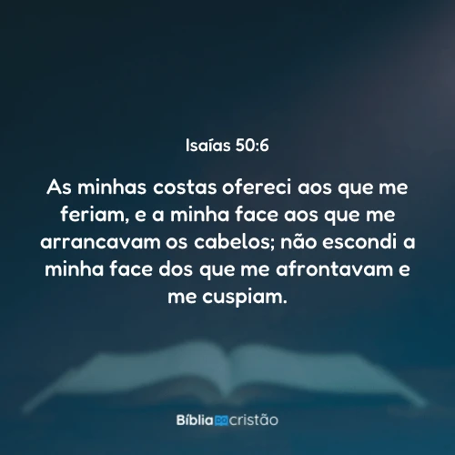 Isaías 50:6