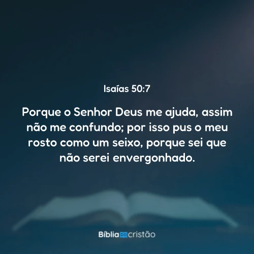 Isaías 50:7