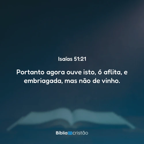 Isaías 51:21