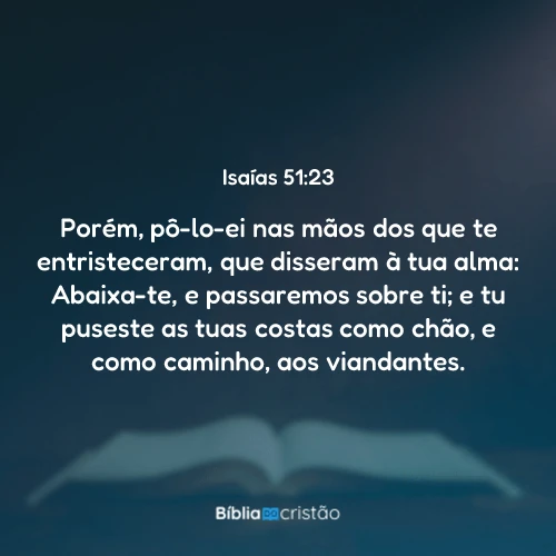 Isaías 51:23