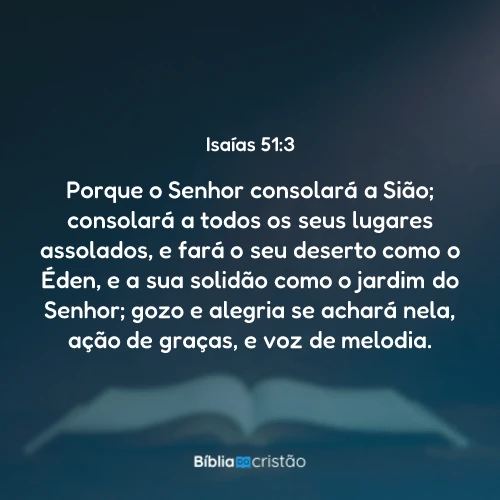 Isaías 51:3