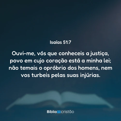 Isaías 51:7