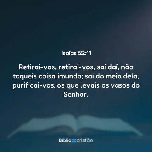 Isaías 52:11