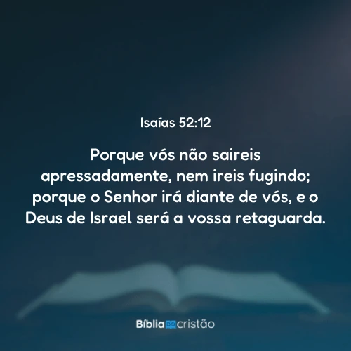 Isaías 52:12