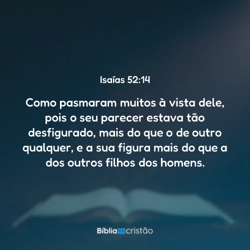 Isaías 52:14