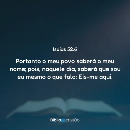 Isaías 52:6