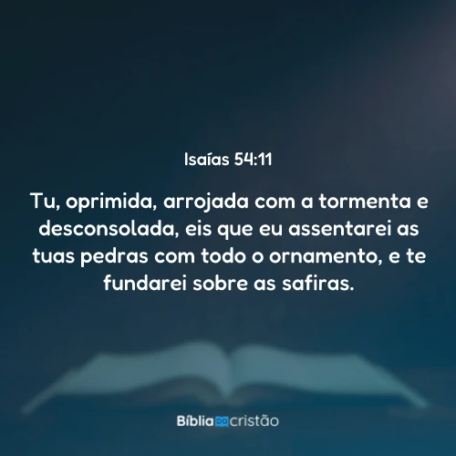 Isaías 54:11