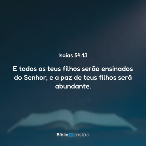 Isaías 54:13