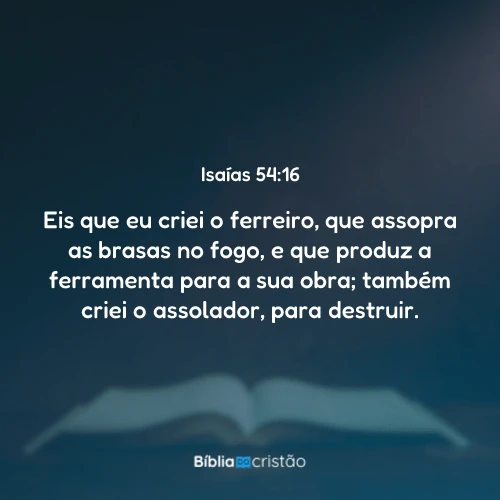 Isaías 54:16
