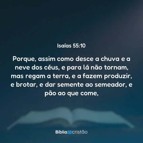 Isaías 55:10