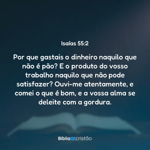 Isaías 55:2
