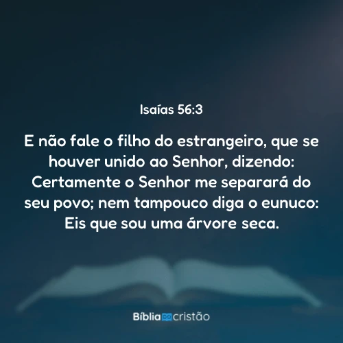 Isaías 56:3