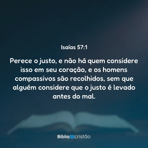 Isaías 57:1