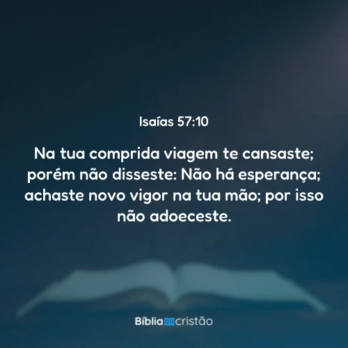 Isaías 57:10