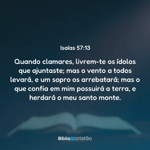 Isaías 57:13