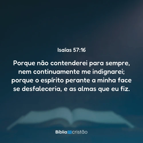 Isaías 57:16