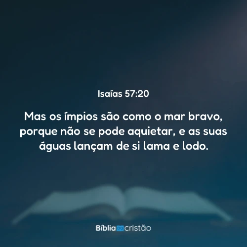 Isaías 57:20