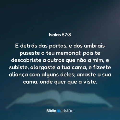 Isaías 57:8