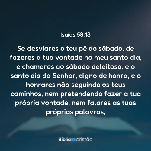 Isaías 58:13