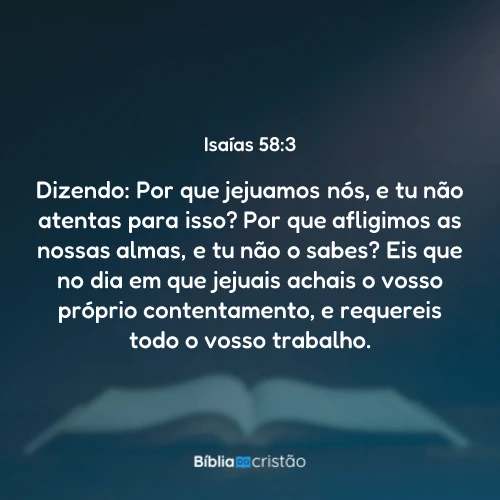 Isaías 58:3