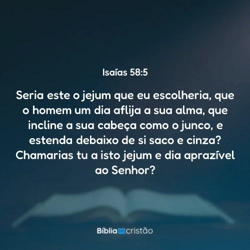 Isaías 58:5