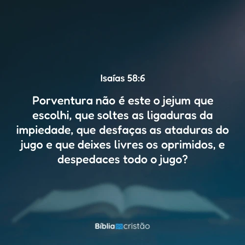 Isaías 58:6