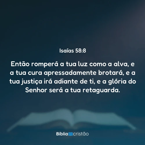Isaías 58:8