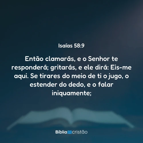 Isaías 58:9