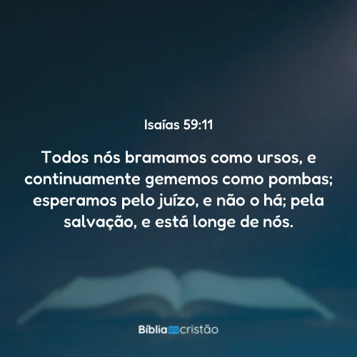 Isaías 59:11