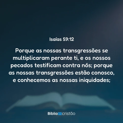 Isaías 59:12