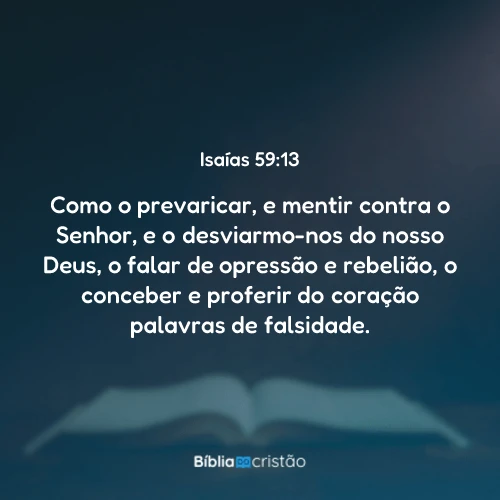 Isaías 59:13