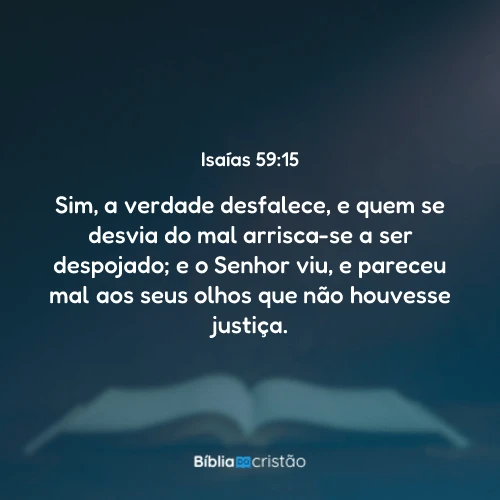 Isaías 59:15