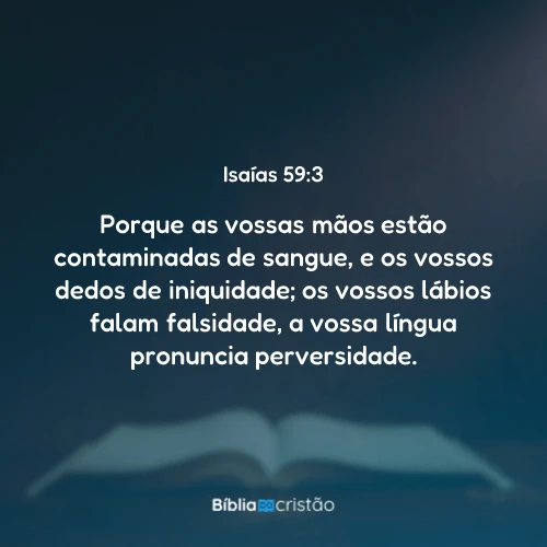 Isaías 59:3
