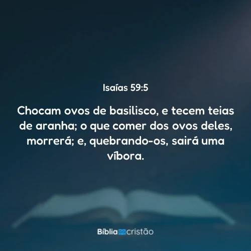 Isaías 59:5