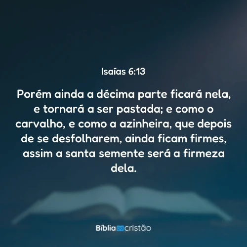 Isaías 6:13