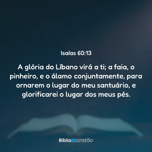 Isaías 60:13
