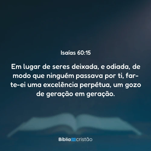 Isaías 60:15