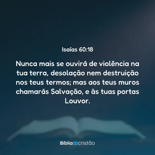 Isaías 60:18