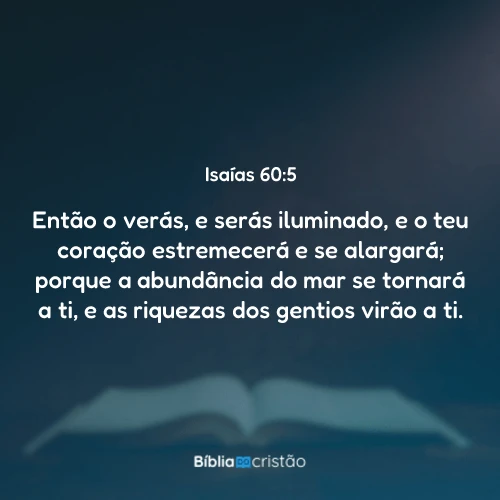 Isaías 60:5