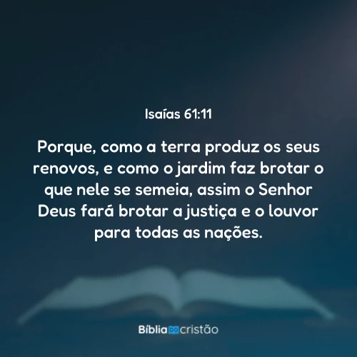 Isaías 61:11