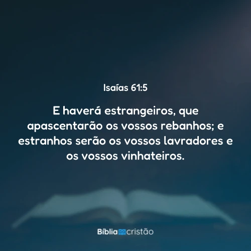 Isaías 61:5