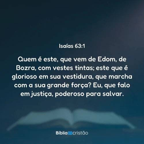 Isaías 63:1