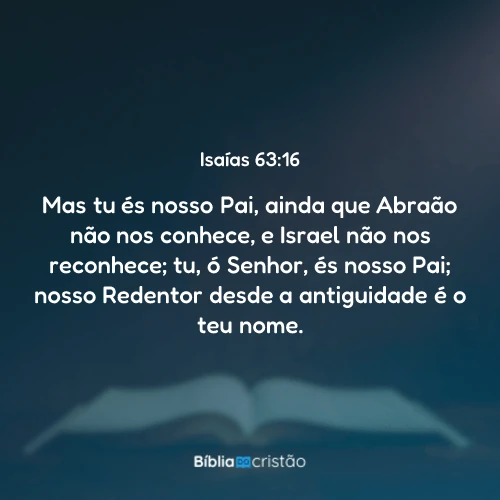 Isaías 63:16