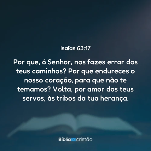 Isaías 63:17