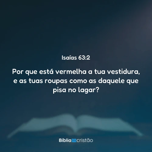 Isaías 63:2